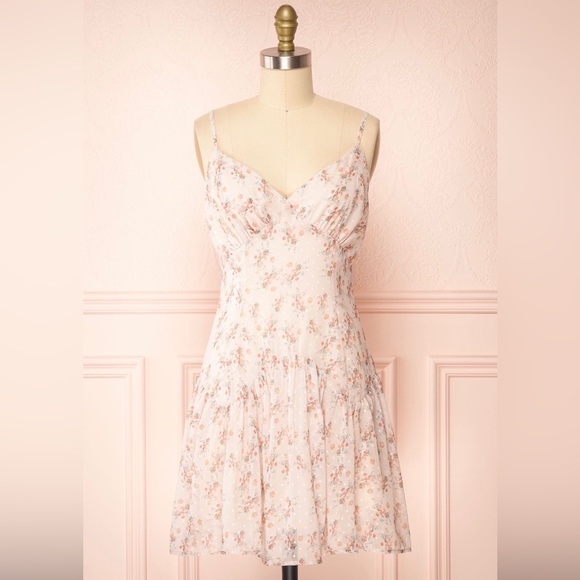 Pink Floral Dress - Picture 1 of 2